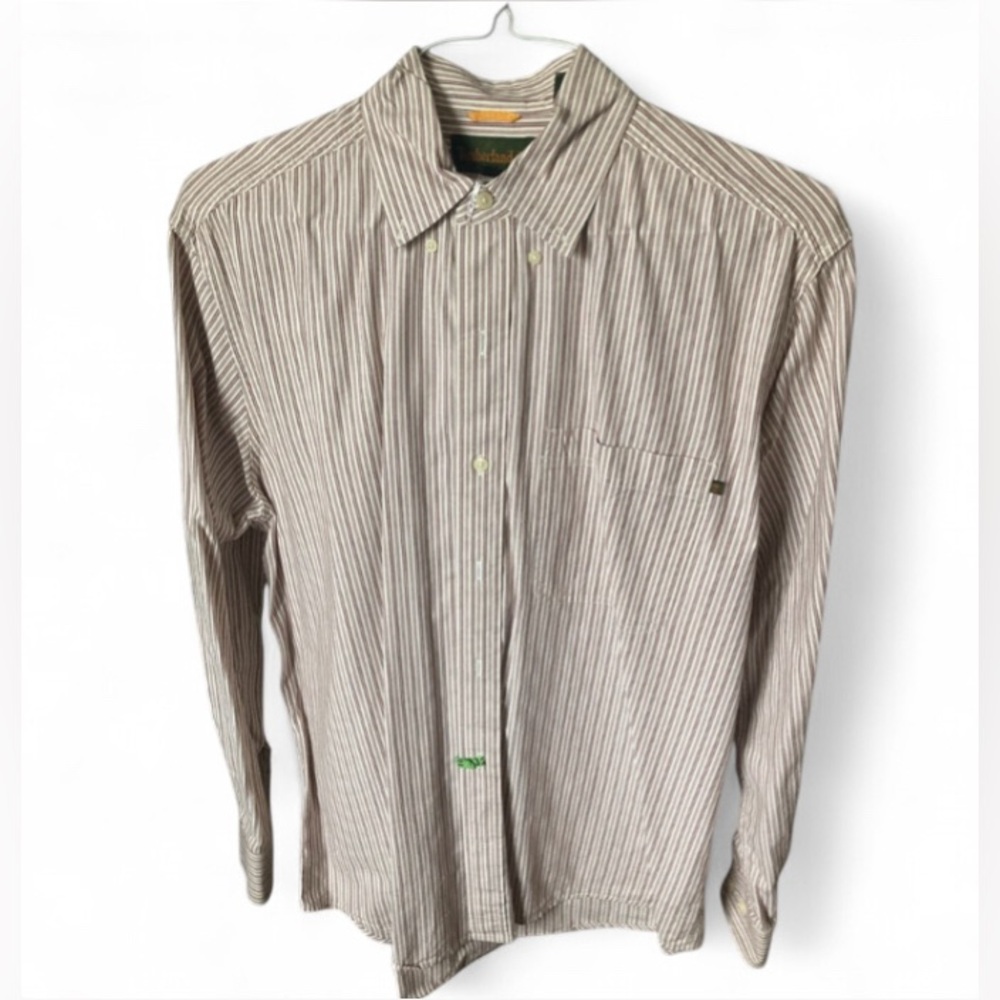 Timberland Men’s Striped Button Down Dress Shirt size Medium